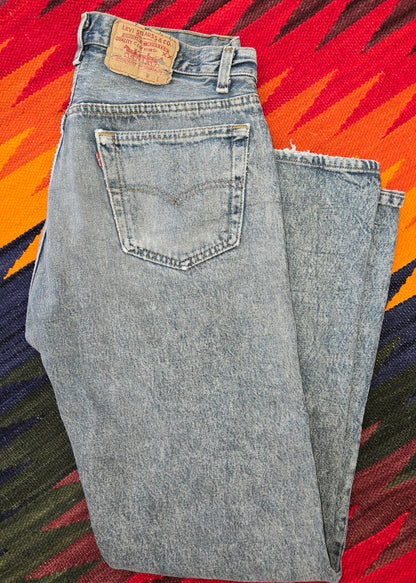 Vintage 1999 Levi's 501 ted tab jeans sz 34x32 made in usa