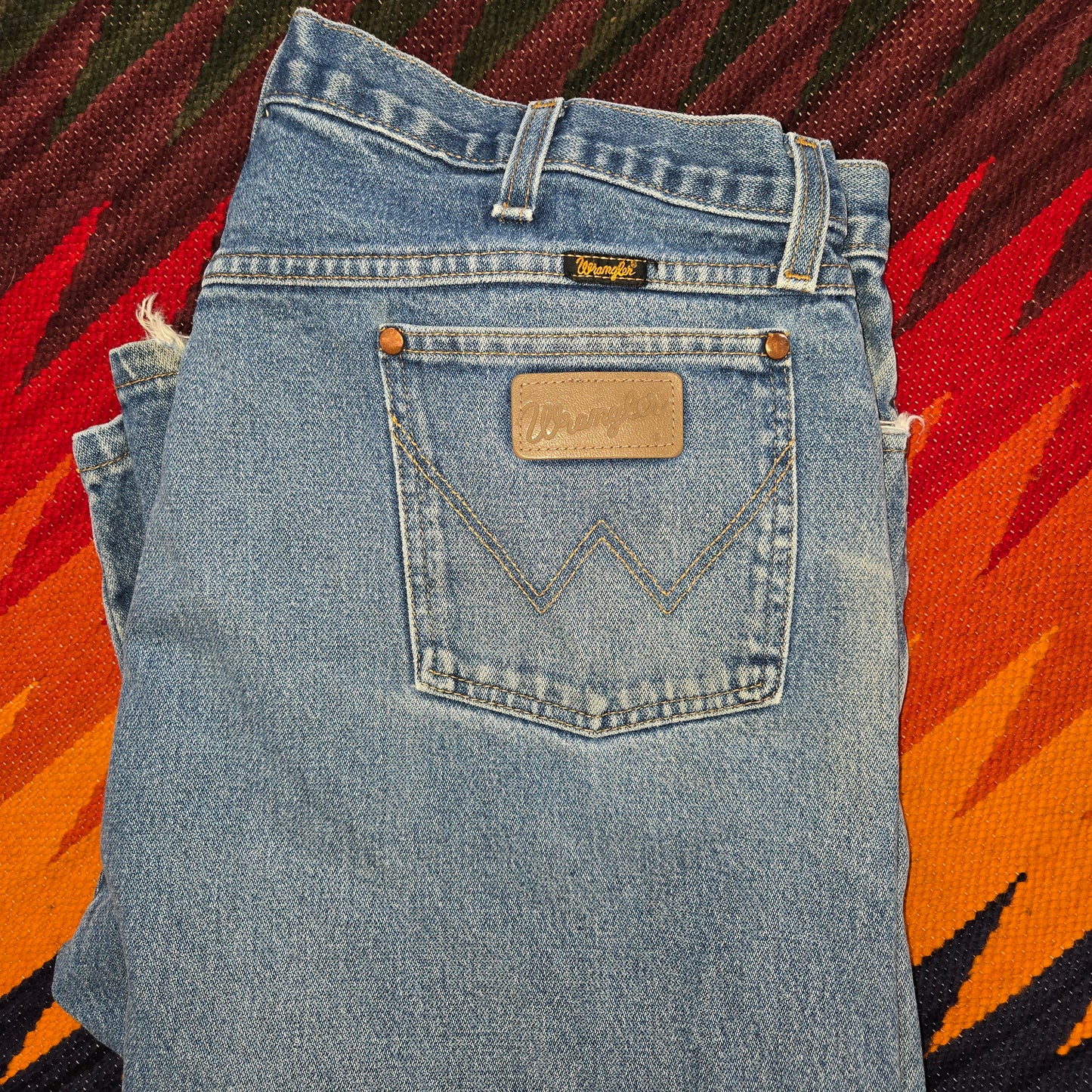 Vintage wrangler straight leg jeans sz 40