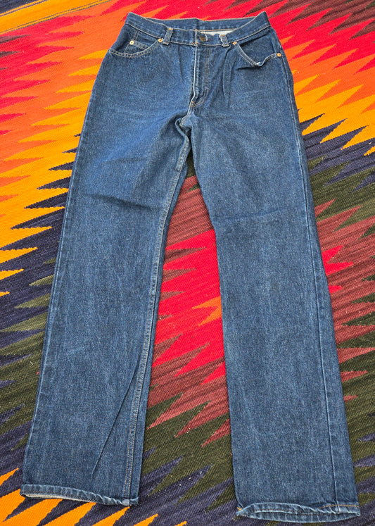 Vintage 1984 Levi's 544 white tab jeans 29x32 made in usa