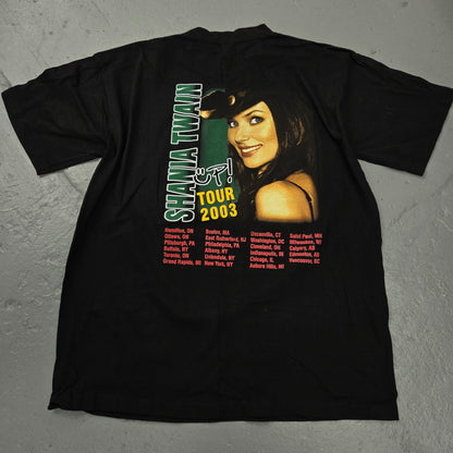 Vintage Shania Twain Up Tour 2003 Band T-shirt sz XL