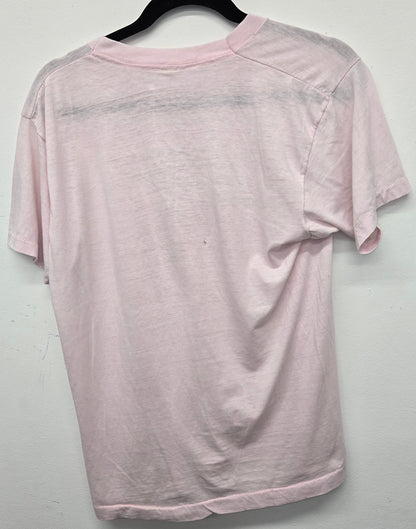 Vintage 1970s Chicago distressed sparkle logo tour rock band T-shirt sz L single stitch