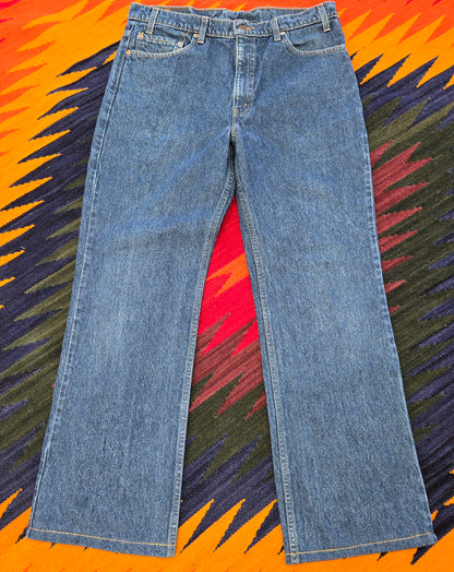 Vintage 1998 Levis red tab 517 boot jeans sz 36x32