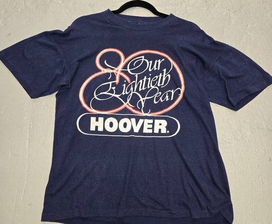 Vintage rare 1988 Hoover vacuum 80th Anniversary single stitch t shirt sz XL Made In usa