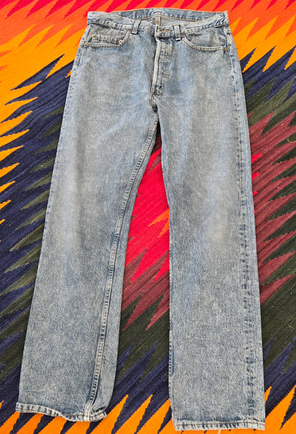 Vintage 1999 Levi's 501 ted tab jeans sz 34x32 made in usa