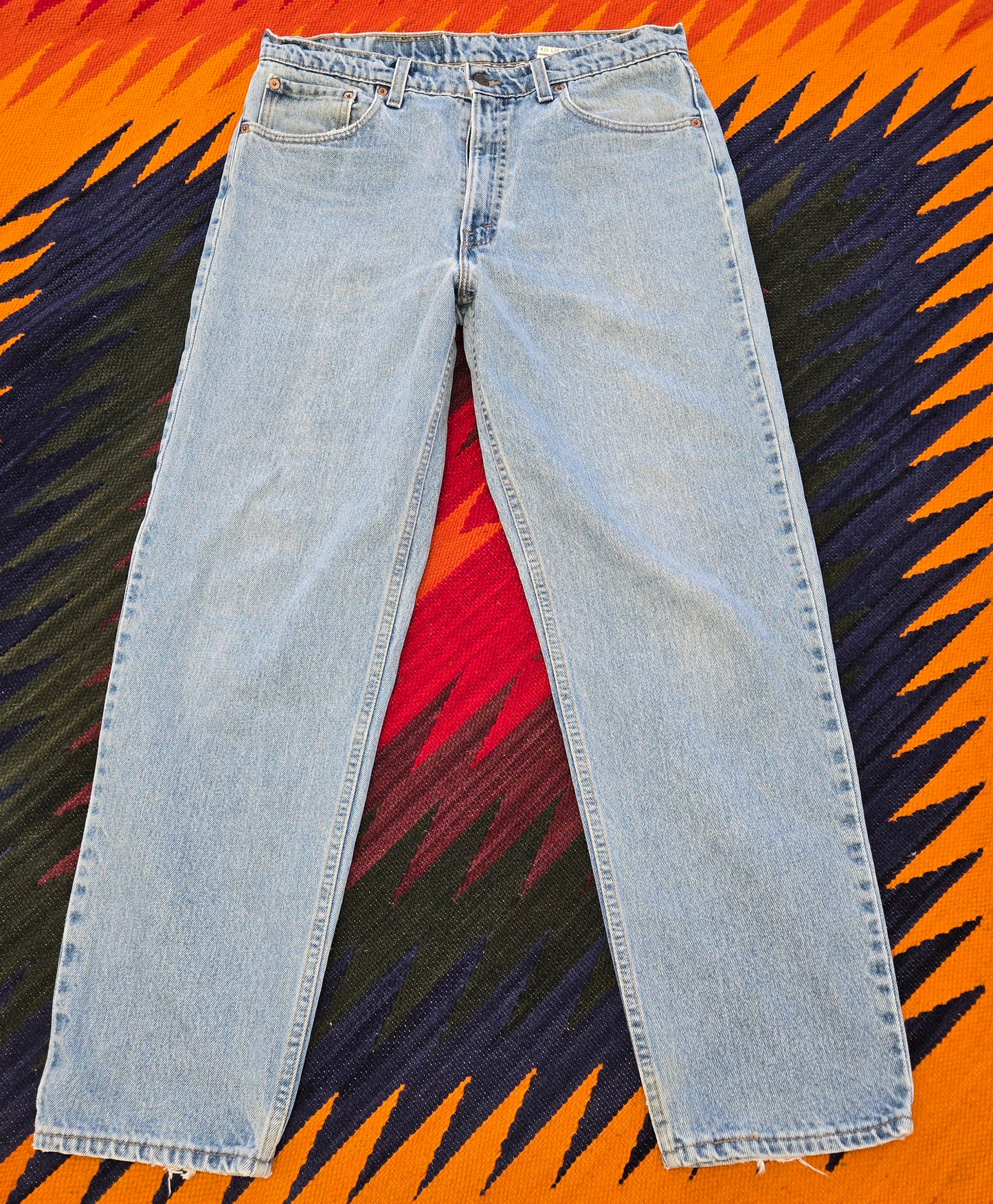 Vintage 1997 Levis red tab 550 jeans sz 35x30 made in usa