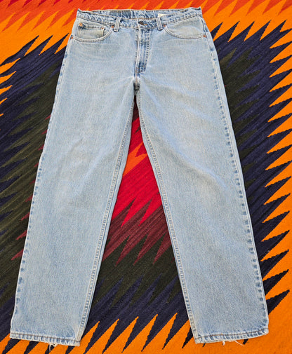 Vintage 1997 Levis red tab 550 jeans sz 35x30 made in usa