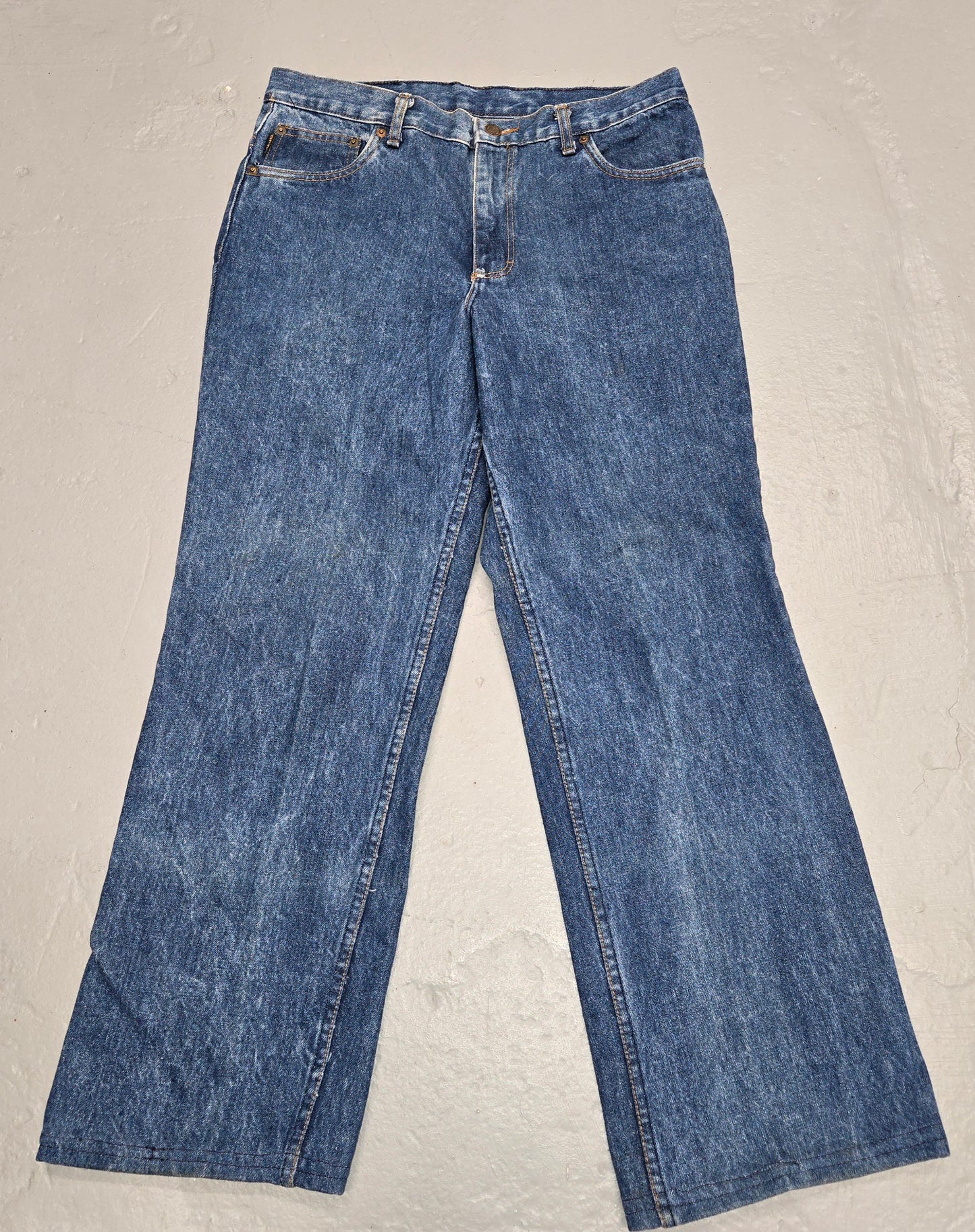 Vintage 1970s Polo Ralph Lauren straight leg jeans sz 32 made in Usa