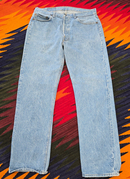 Vintage 1996 Levi's 501 red tab jeans sz 36x32 made in usa