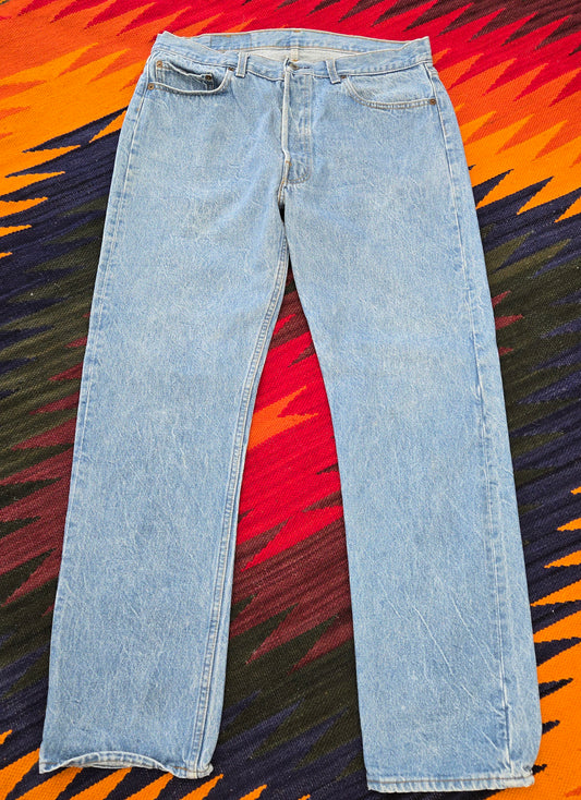 Vintage 1996 Levi's 501 red tab jeans sz 36x32 made in usa