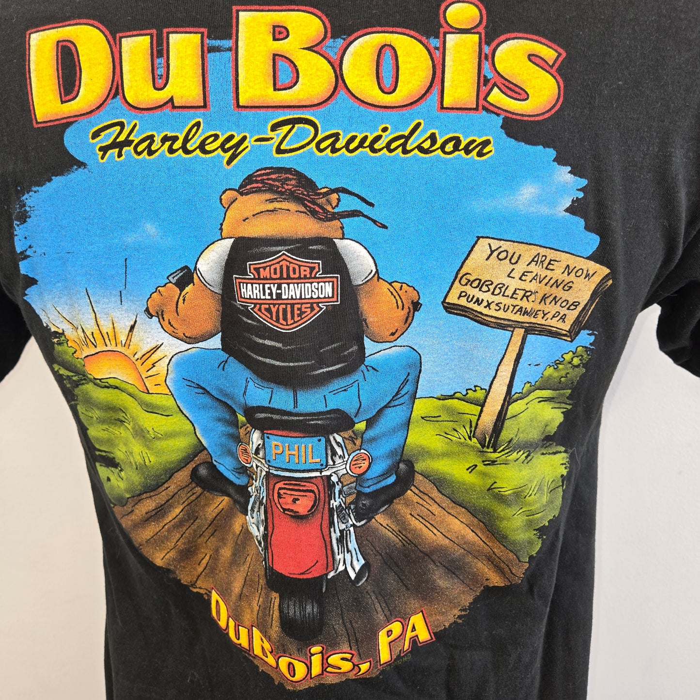 Vintage Harley-Davidson Gobblers Knob Punxy T-shirt sz M