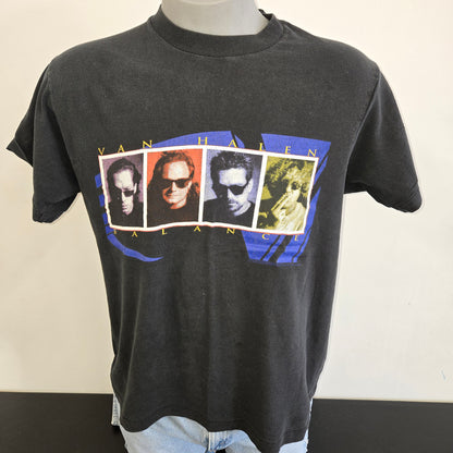 Vintage 1995 96 Van Halen balance single stitch Rock Band Tour T-shirt L